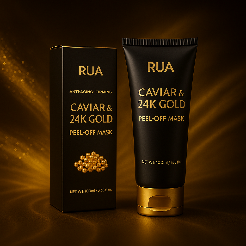Mască Peel-Off cu extract de Caviar 24K GOLD