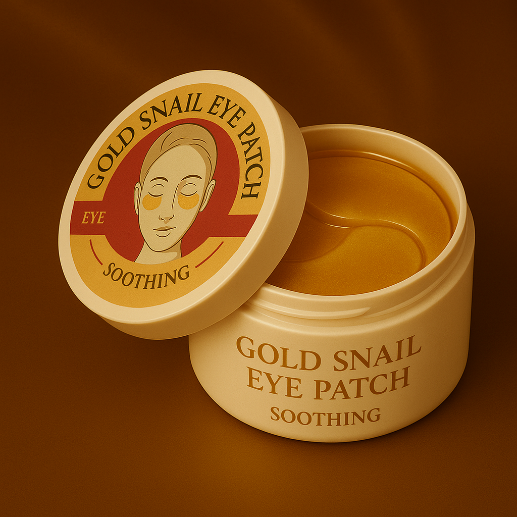 Set 60 de Plasturi Anti-Rid cu Colagen, extract de melc și AUR 24K