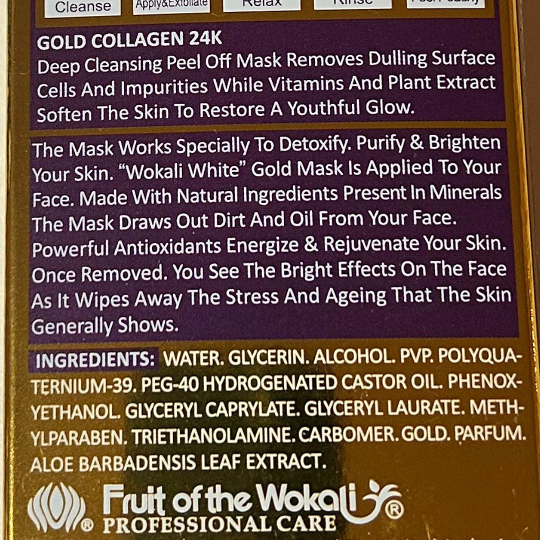 Mască Anti-Rid Coreană cu Colagen și AUR 24K 130ml