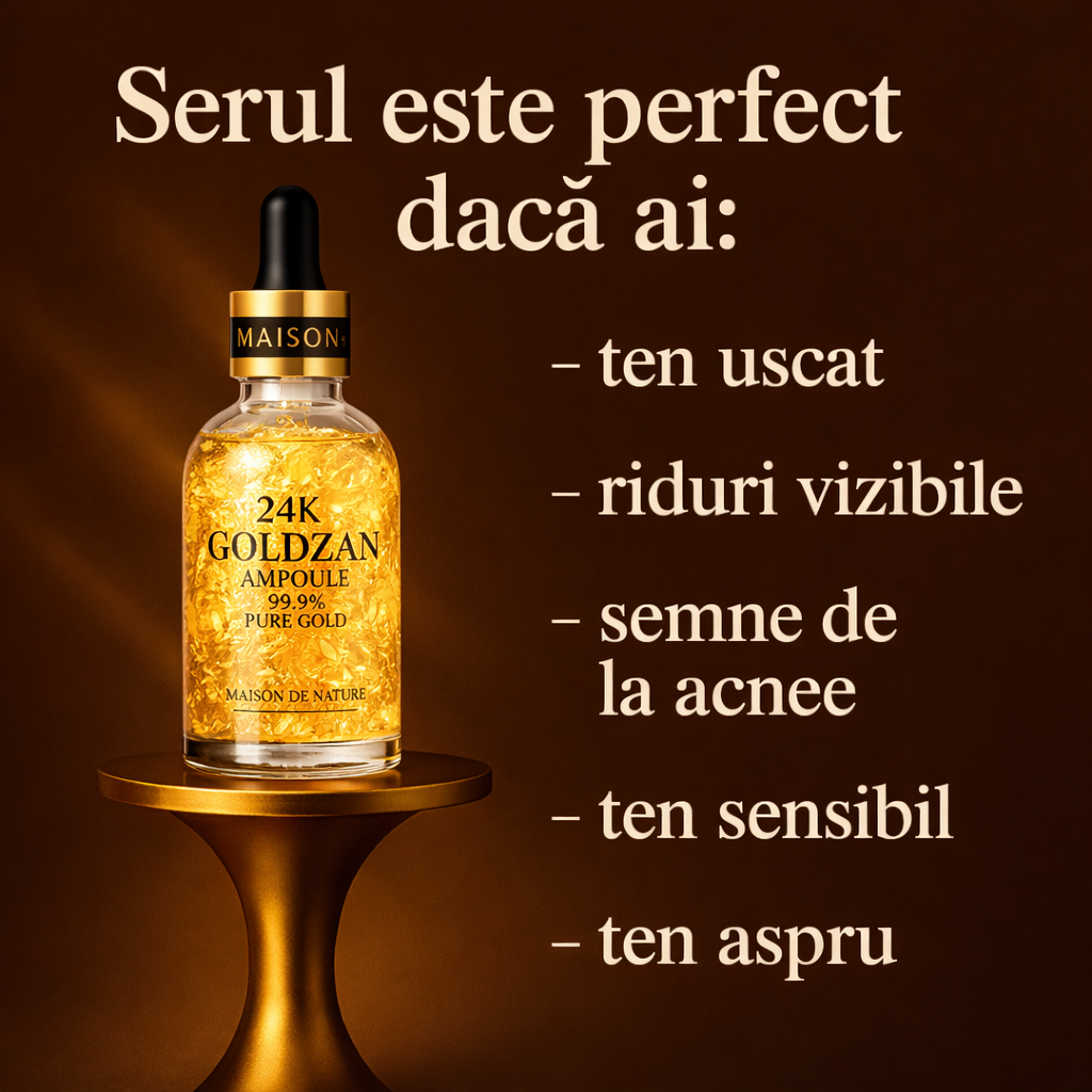 Ser Anti-Rid Coreean cu Colagen și AUR 24K 30ml